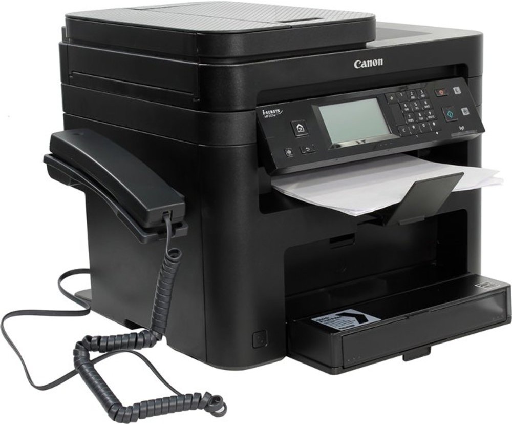 

МФУ Canon i-Sensys MF237w черный [1418C121], МФУ Canon i-SENSYS MF237w (с трубкой для факса)