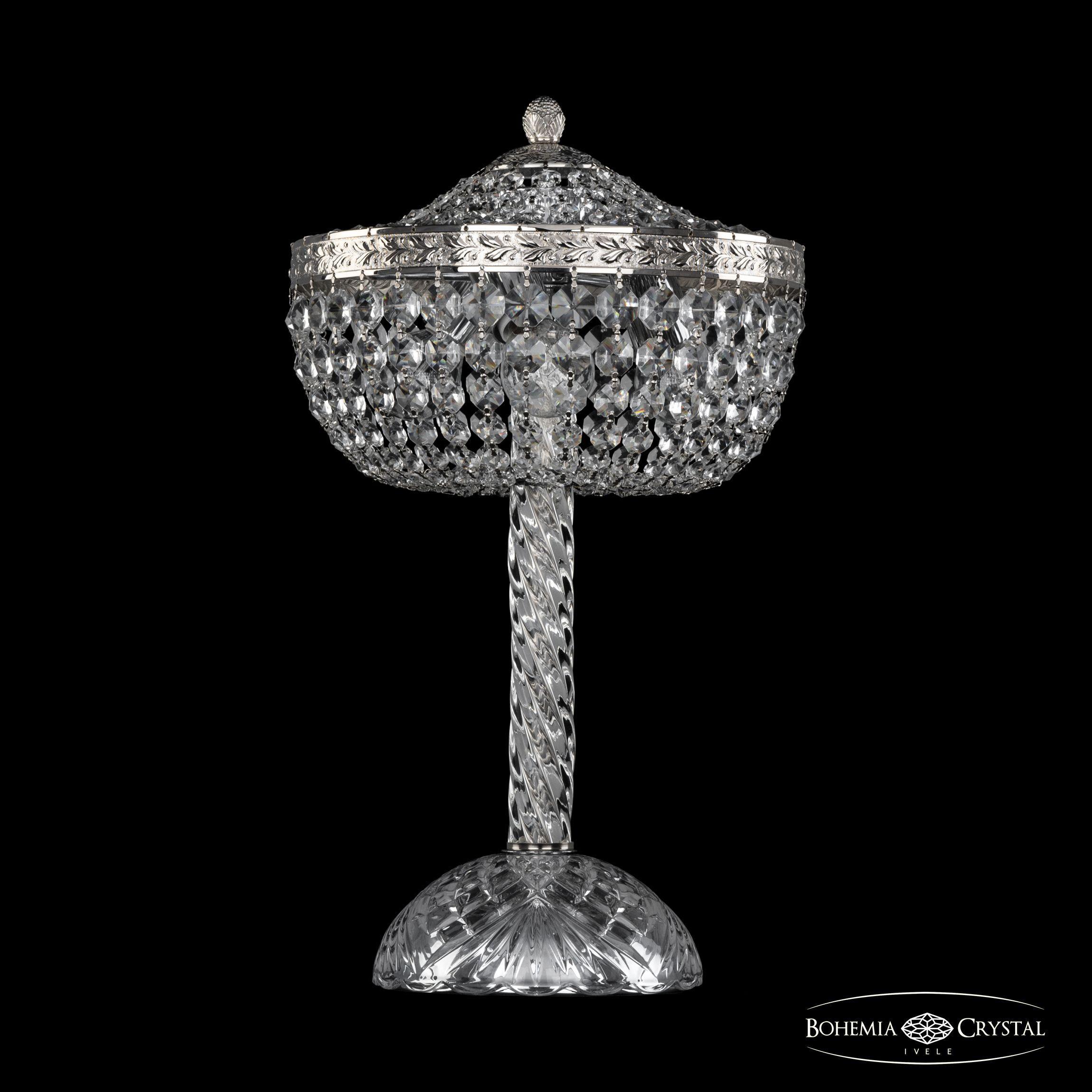 

Настольная лампа Bohemia Ivele Crystal 19111L4/25IV Ni
