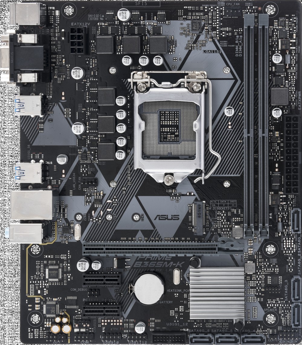 

Материнская плата ASUS PRIME B365M-K, Материнская плата ASUS Prime B365M-K