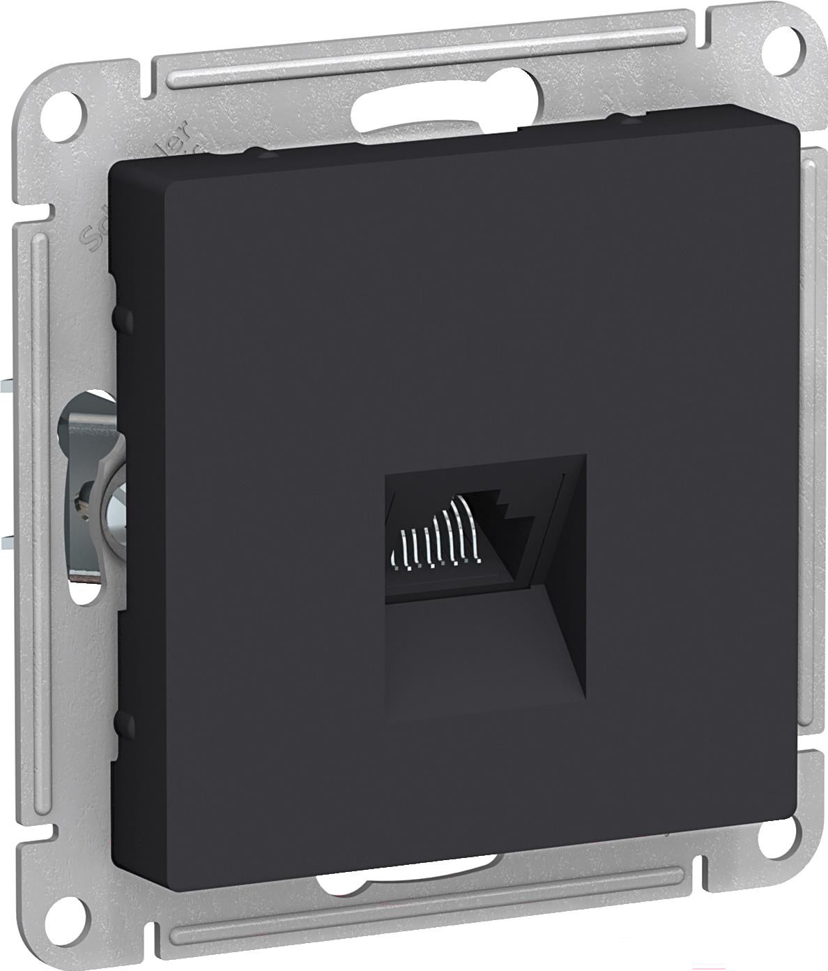 

Розетка Schneider Electric AtlasDesign карбон [ATN001083], Розетка компьютерная Schneider Electric Atlas Design ATN001083