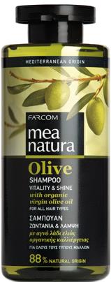 

Шампунь Farcom Mea Natura Olive с оливковым маслом всех типов 300мл