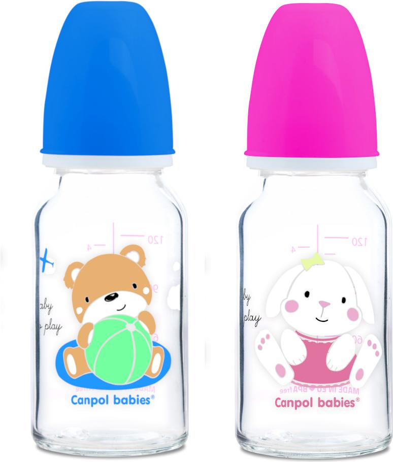 

Бутылочка для кормления Canpol Sweet fun 120 мл 3+ ассортимент [42/602], Sweet fun 120 мл 3+