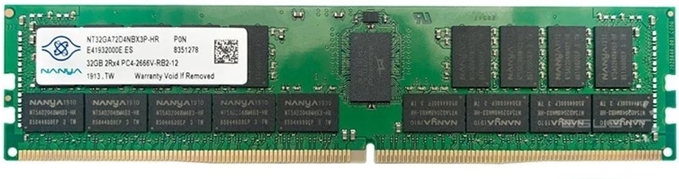 

Оперативная память Nanya 32GB DDR4-2933 [NT32GA72D4NBX3P-IX], Оперативная память Nanya 32GB DDR4 PC2-23400 NT32GA72D4NBX3P-IX