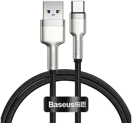 

Кабель Baseus Cafule Series Metal Data Cable USB to Type-C 66W 2m Black (CAKF000201), Кабель Baseus CAKF000201 Cafule Series Metal Data Cable USB to Type-C 66W 2m Black / Baseus Cafule Series Metal Data Cable USB to Type-C 66W 2m Black (CAKF000201)