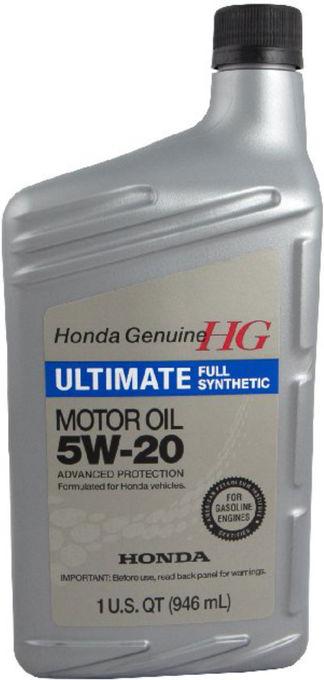 

Моторное масло Honda Ultimate Full Synthetic SN 5W20 946мл [087989038], Ultimate Full Synthetic SN 5W20 946мл