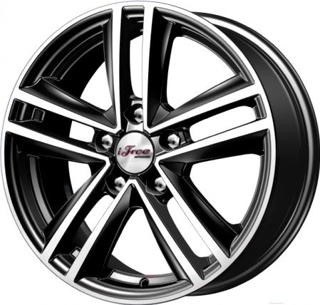 

Автомобильные диски iFree Катар (КС885) 16x6.5 5x112мм DIA 57.1мм ET 40мм Блэк Джек