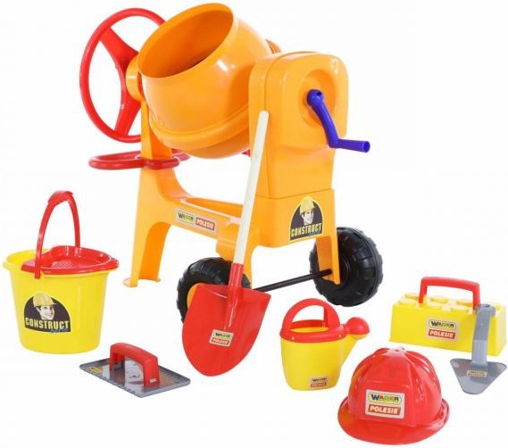 

Игровой набор Полесье Бетономешалка Construct + набор каменщика №7 Construct [50649], Игровой набор Полесье Бетономешалка Construct + набор каменщика №7 Construct 50649
