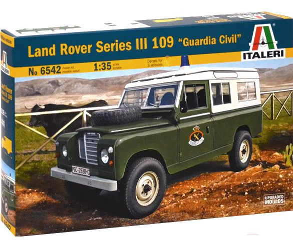 

Сборная модель Italeri Внедорожник Land Rover Series III 109 Guardia Civil [6542], Сборная модель Italeri Внедорожник Land Rover Series III 109 Guardia Civil 6542