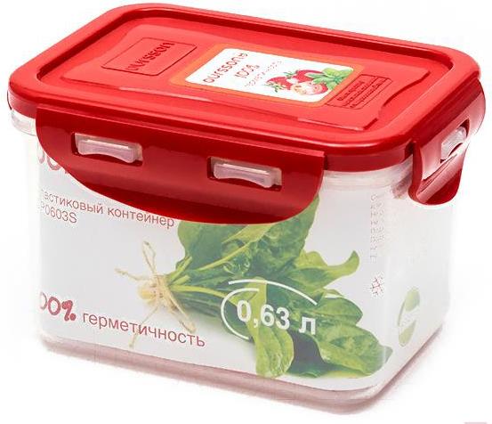 

Посуда для хранения Oursson CP0603S/RD, Контейнер пищевой Oursson CP0603S/RD