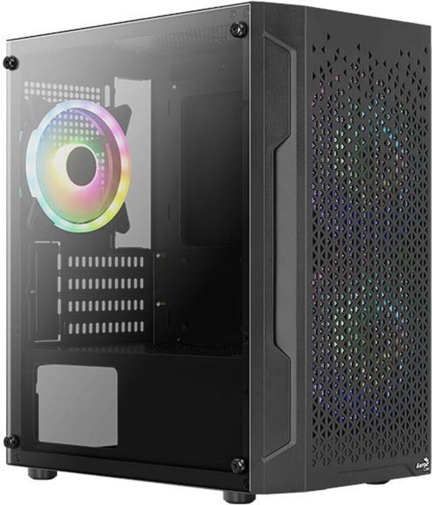 

Корпус для компьютера AeroCool Trinity Mini-G-BK v2 черный [ACCS-PV32033.11], Корпус AeroCool Trinity Mini-G-BK-v2