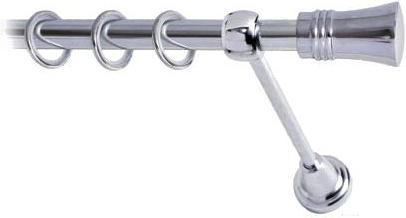 

Карниз Lm Decor Гиро 071 1р гладкий 2м хром, Гиро 071 1р гладкий 16мм 2.0м
