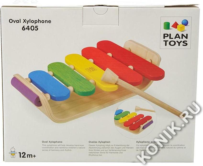 

Музыкальная игрушка Plan Toys Овальный ксилофон [6405], Овальный ксилофон