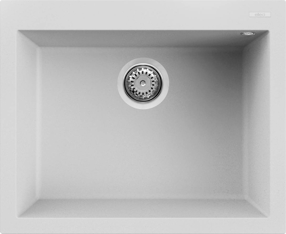 

Кухонная мойка Elleci Quadra 110 G68 Bianco Titano [LGQ11068], Кухонная мойка Elleci Quadra 110 Bianco Titano 68
