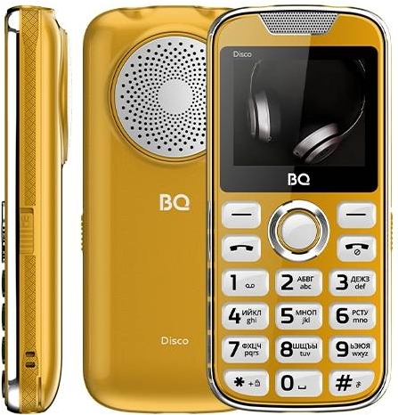 

Мобильный телефон BQ Disco золотой [BQ-2005 Золотой], Мобильный телефон BQ Disco BQ-2005 золотой
