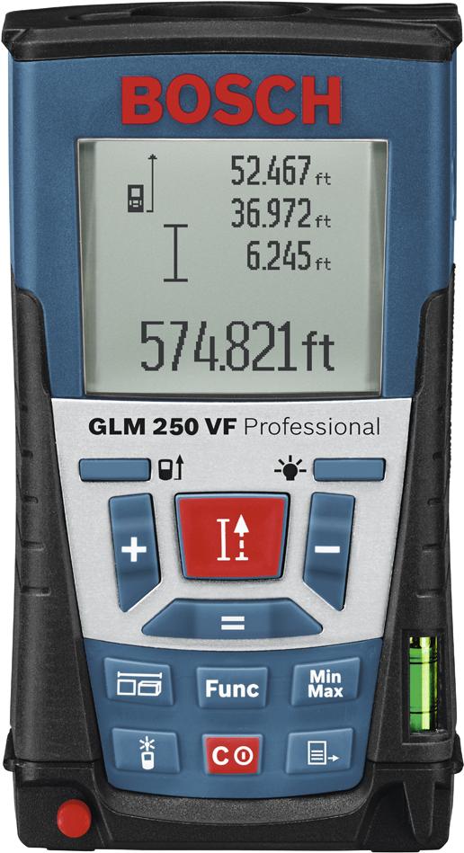 

Дальномер лазерный Bosch GLM 250 VF Professional (0.601.072.100), GLM 250 VF Professional