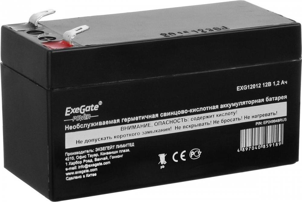 

Аккумулятор для ИБП ExeGate EXG12012 [EP249948RUS], EXG12012