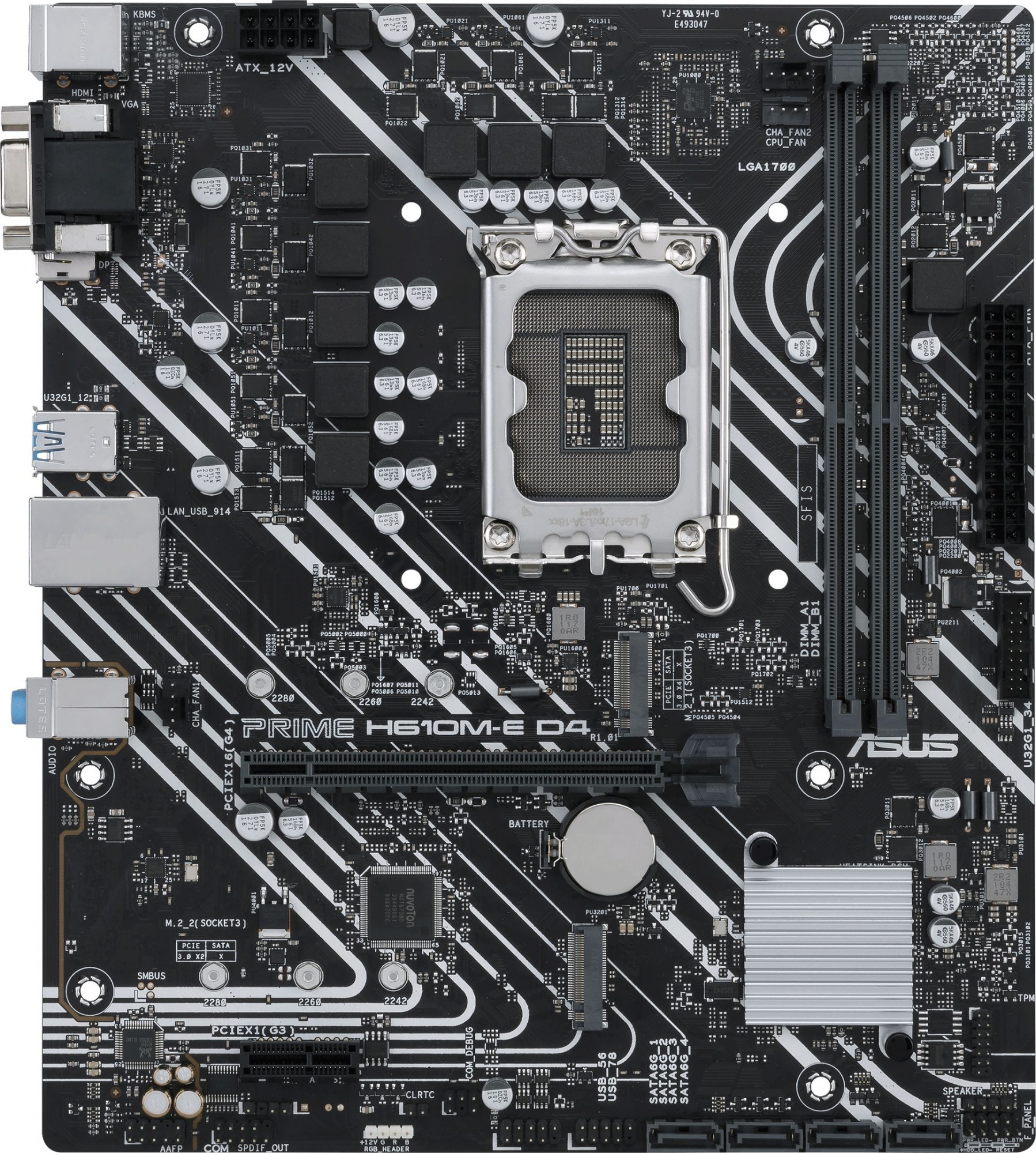 

Материнская плата ASUS PRIME H610M-E D4