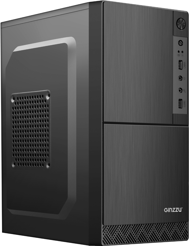 

Корпус для компьютера Ginzzu B190 MicroATX без БП