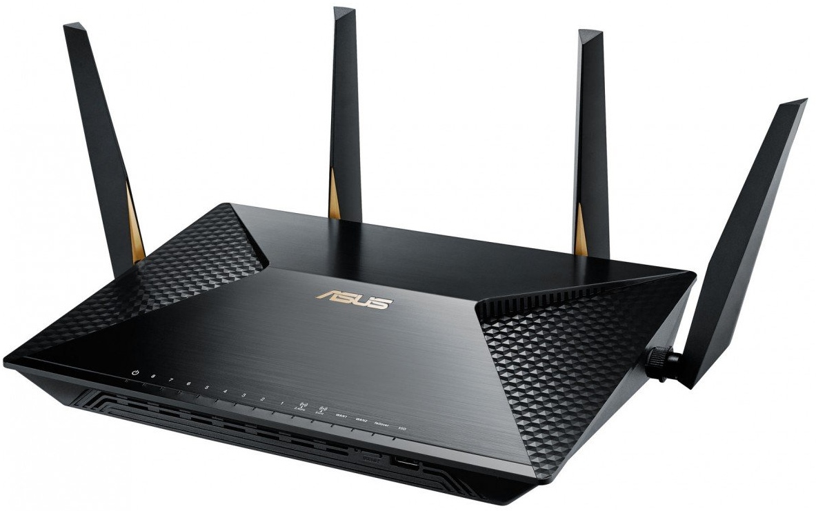 

Беспроводной маршрутизатор ASUS BRT-AC828 черный, BRT-AC828