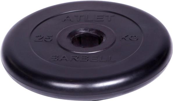 

Диск для штанги MB Barbell обрезиненный d 51 мм 25,0 кг Atlet черный [СГ000001051], обрезиненный d 51 мм 25,0 кг Atlet