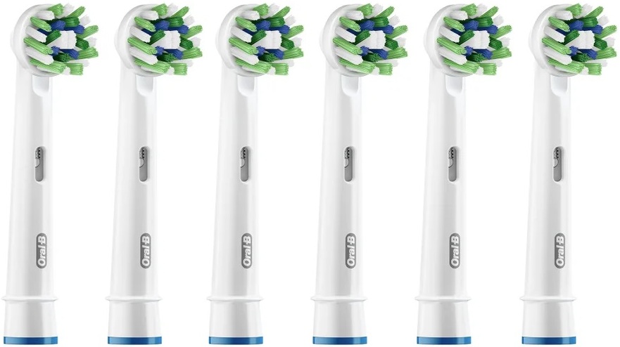 

Сменная насадка Oral-B Cross Action CleanMaximizer 6шт (EB50RB6), Сменная насадка Oral-B Cross Action CleanMaximizer 6шт (EB50BRB6CT)