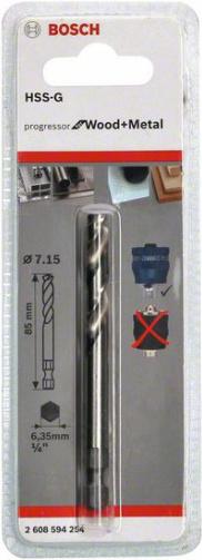 

Сверло Bosch Plus HSS-G 7.15x 85 мм [2.608.594.254], Plus HSS-G 7.15x 85 мм