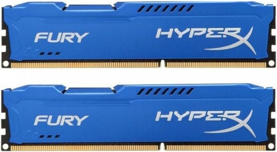 

Оперативная память Kingston HyperX Fury Blue 2x4GB KIT DDR3 PC3-14900 (HX318C10FK2/8), HyperX Fury Blue 2x4GB KIT DDR3 PC3-14900