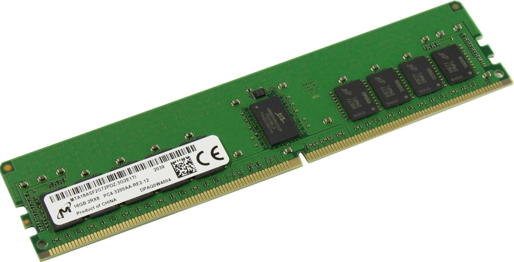 

Оперативная память Micron Оперативная память Micron 16GB DDR4 PC4-25600 MTA18ASF2G72PDZ-3G2 [MTA18ASF2G72PDZ-3G2], Оперативная память Micron 16GB DDR4 PC4-25600 MTA18ASF2G72PDZ-3G2