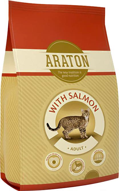 

Корм для кошек Araton Cat Salmon Chicken 15кг [ART24134]