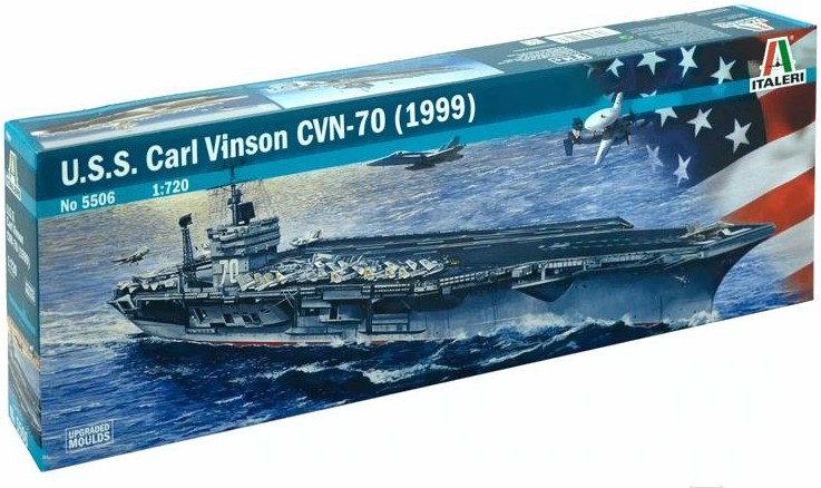 

Сборная модель Italeri Американский авианосец U.S.S. Carl Vinson CVN-70 [5506], Сборная модель Italeri Американский авианосец U.S.S. Carl Vinson CVN-70 5506