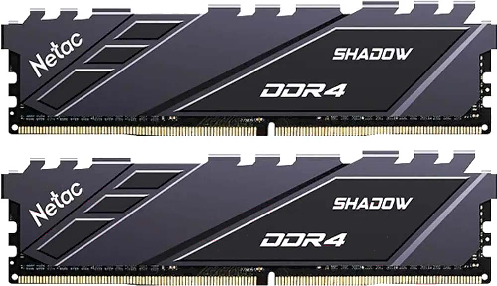 

Оперативная память Netac Shadow 2x8GB DDR4 PC4-28800 (NTSDD4P36DP-16E)