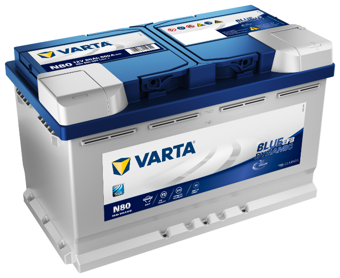 

Автомобильный аккумулятор VARTA Blue Dynamic EFB N80 80 А/ч (580500080)