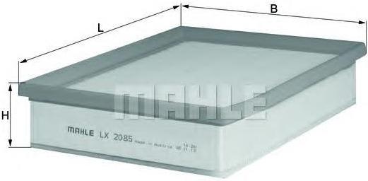 

Фильтр воздушный Knecht/Mahle LX2085, LX2085
