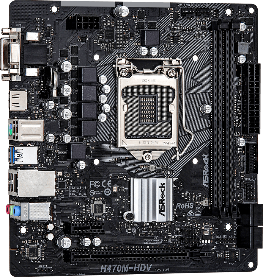 

Материнская плата ASRock H470M-HDV