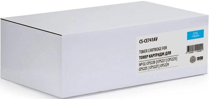 

Картридж Cactus CS-CE741AV Cyan, CS-CE741AV