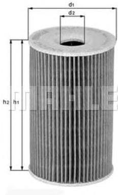 

Фильтр масляной Knecht/Mahle OX127/1D, OX127/1D