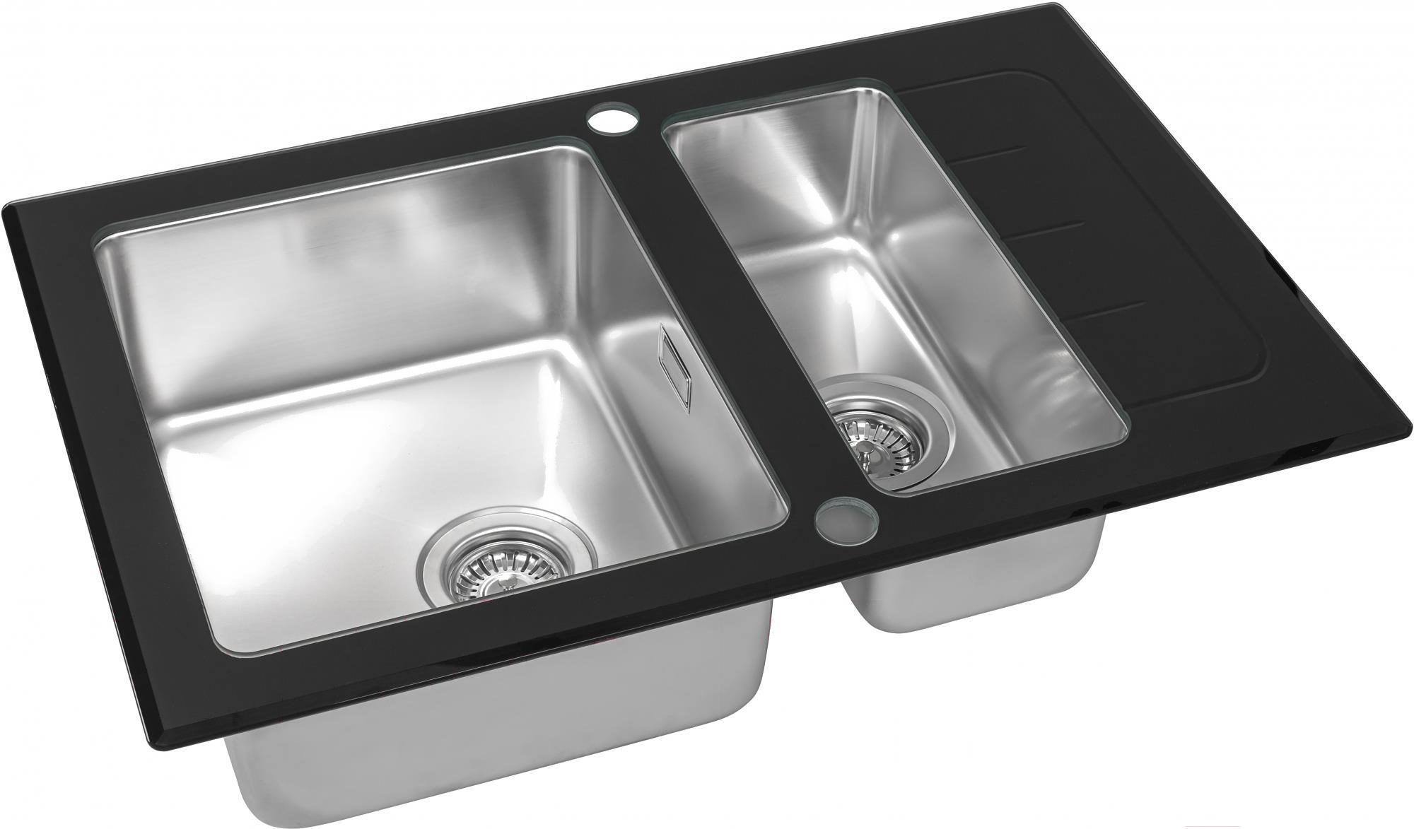 

Кухонная мойка ZorG GS 7850-2 Black, Кухонная мойка ZorG GS 7850-2 (черный)