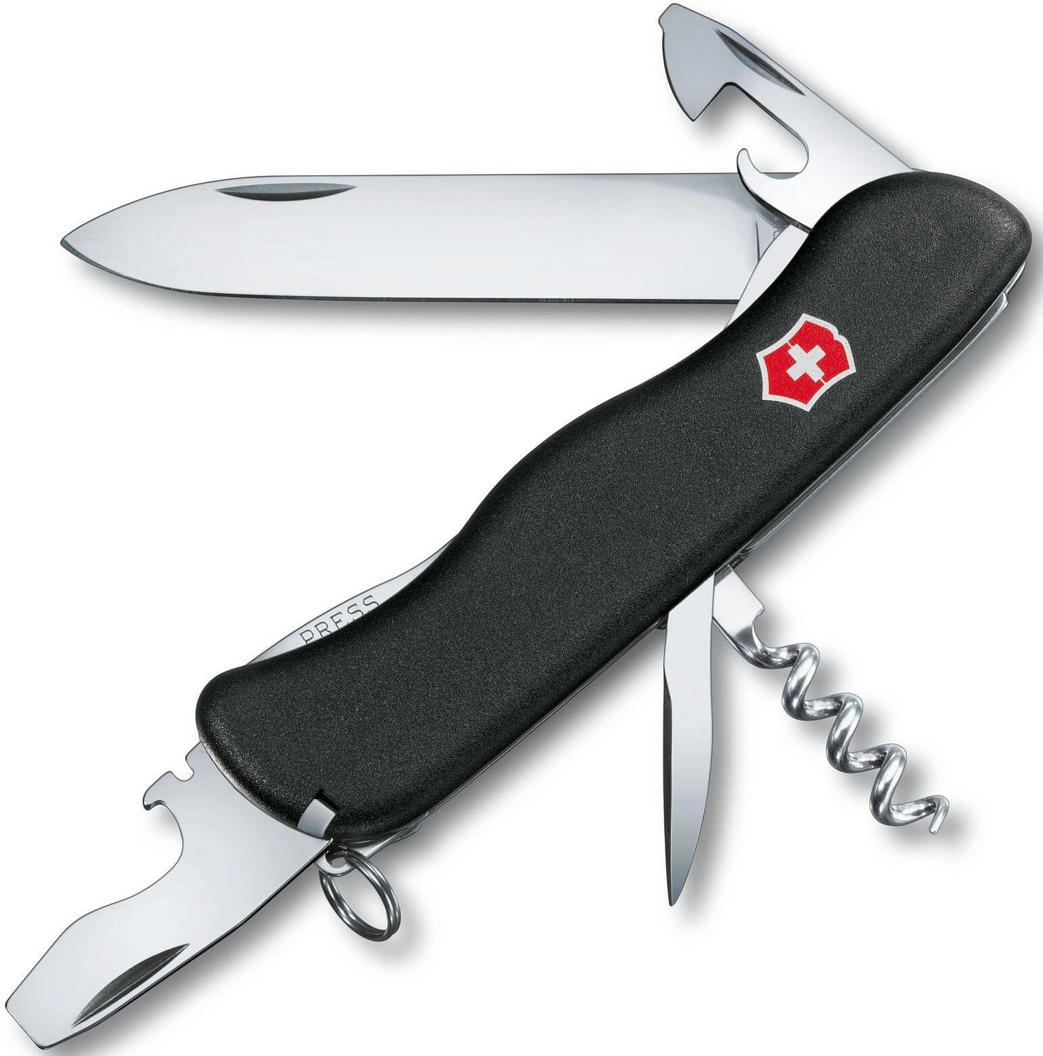 

Туристический нож Victorinox Picknicker 11 функций карт. коробка черный [0.8353.3], Туристический нож Victorinox Picknicker 11 функций карт. коробка 0.8353.3 черный