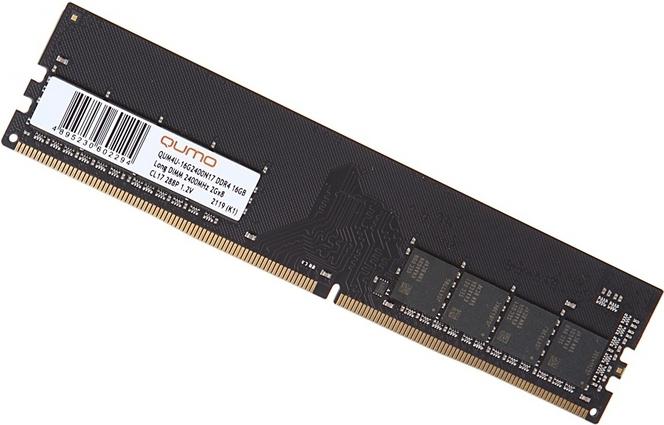 

Оперативная память QUMO DDR4 DIMM 16GB [QUM4U-16G2400N17], Оперативная память QUMO DDR4 DIMM 16GB QUM4U-16G2400N17