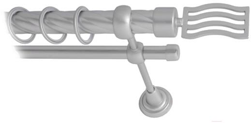 

Карниз Lm Decor Стайл 165 2р витой 25/16мм 2.4м сатин, Стайл 165 2р витой 25/16мм 2.4м