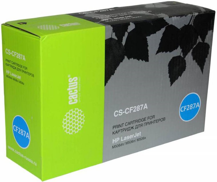 

Картридж Cactus CS-CF287A Black