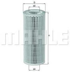 

Масляный фильтр Knecht/Mahle OX381D, OX381D
