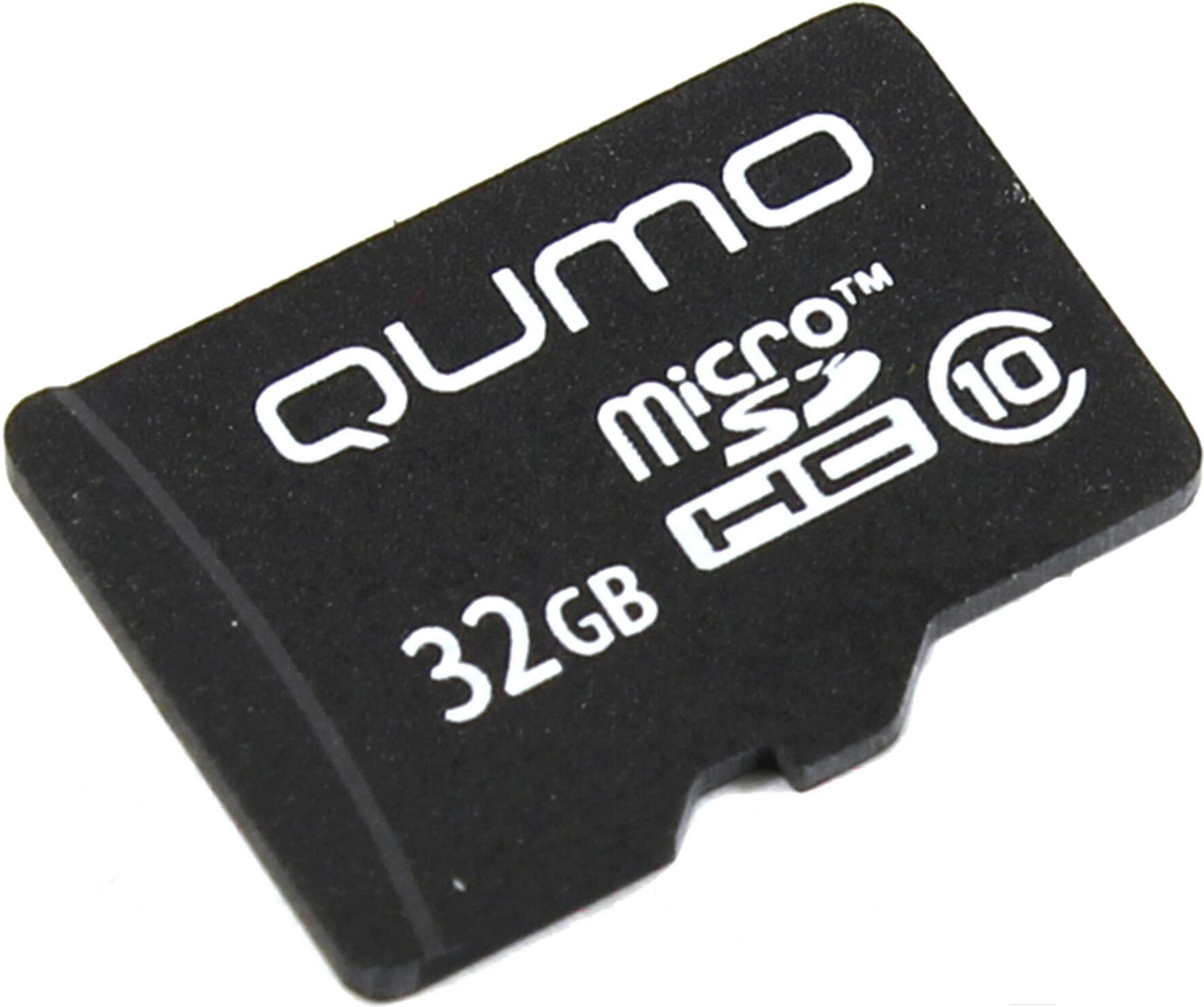 

Карта памяти QUMO microSDHC (Class 10) 32GB (QM32GMICSDHC10), Карта памяти QUMO microSDHC (Class 10) 32GB QM32GMICSDHC10