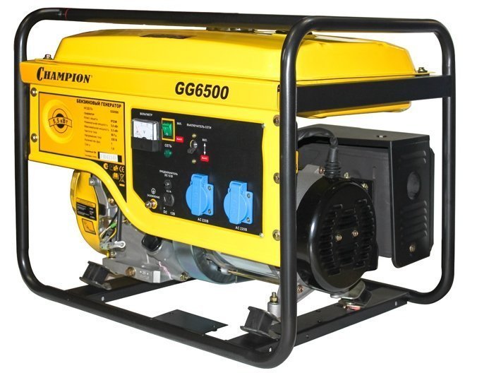 Champion GG6500 - фото Бензиновый генератор Champion GG6500