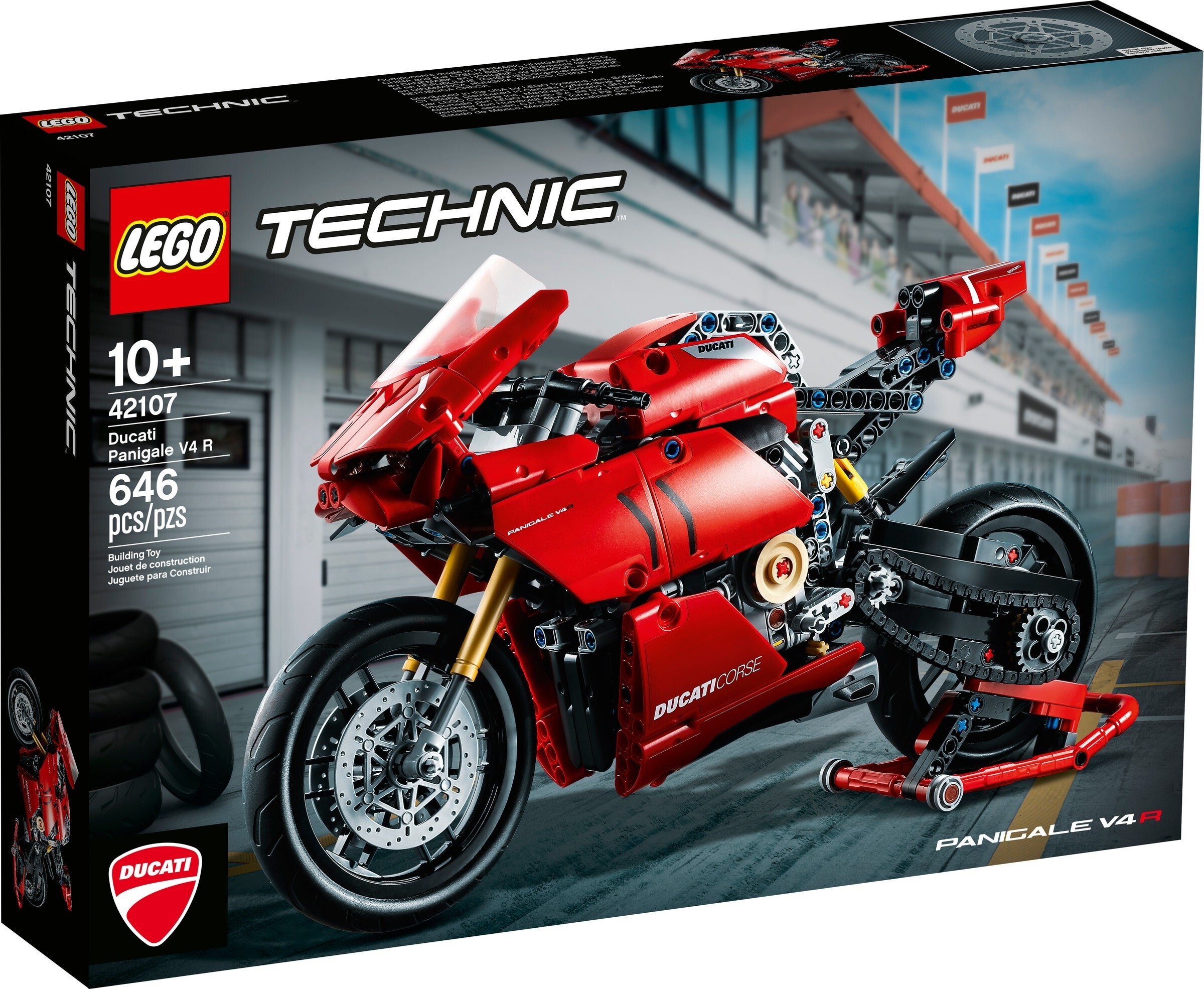 

Конструктор LEGO Technic Ducati Panigale [42107], Конструктор LEGO Technic Ducati Panigale 42107