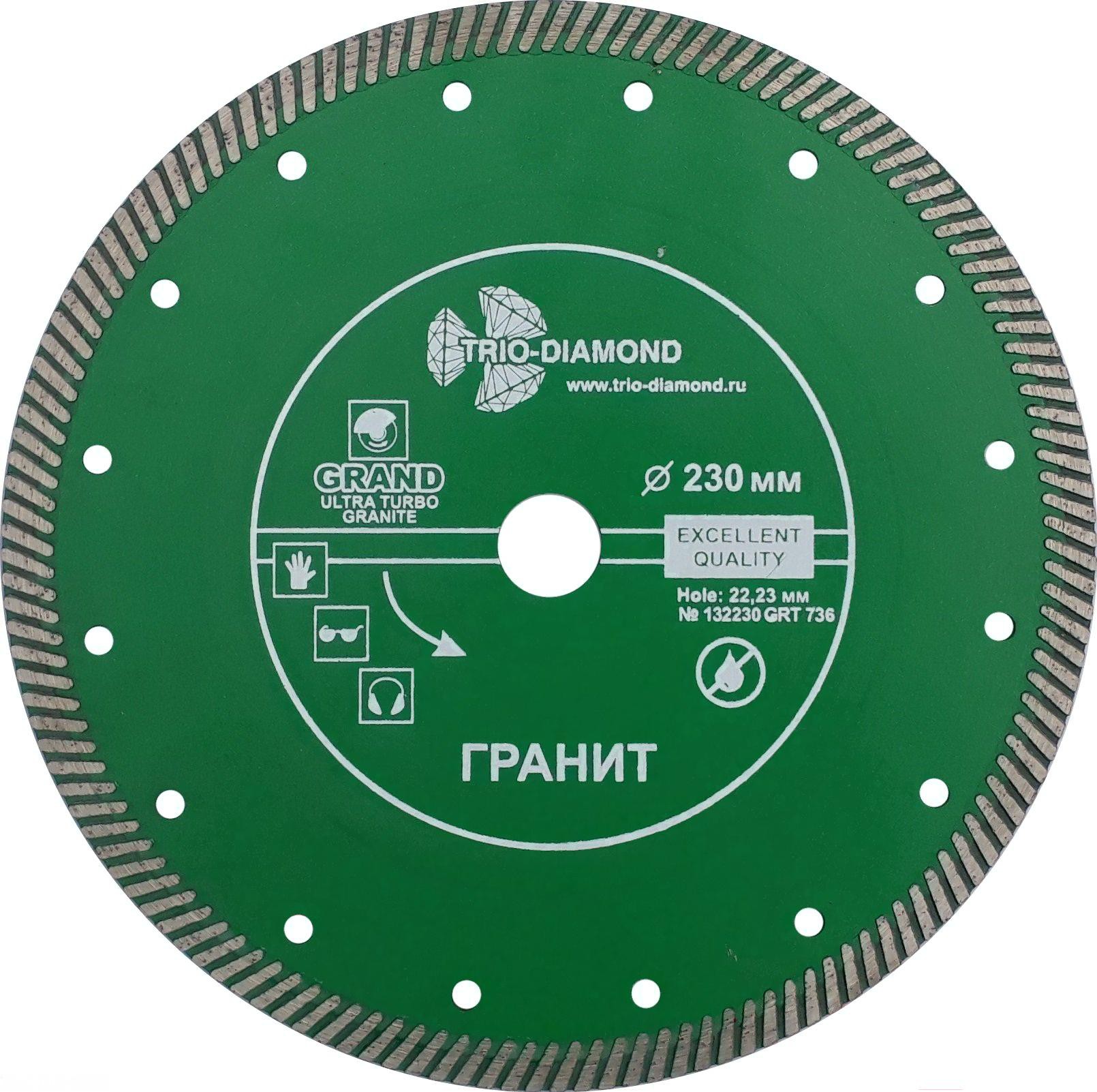 

Алмазный диск Trio Diamond GRT736