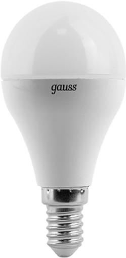 

Gauss Лампа Gauss LED Шар E14 6.5W 520lm 3000K 1/10/50 [105101107], Светодиодная лампочка Gauss Лампа Gauss LED Шар E14 6.5W 520lm 3000K 1/10/50 105101107