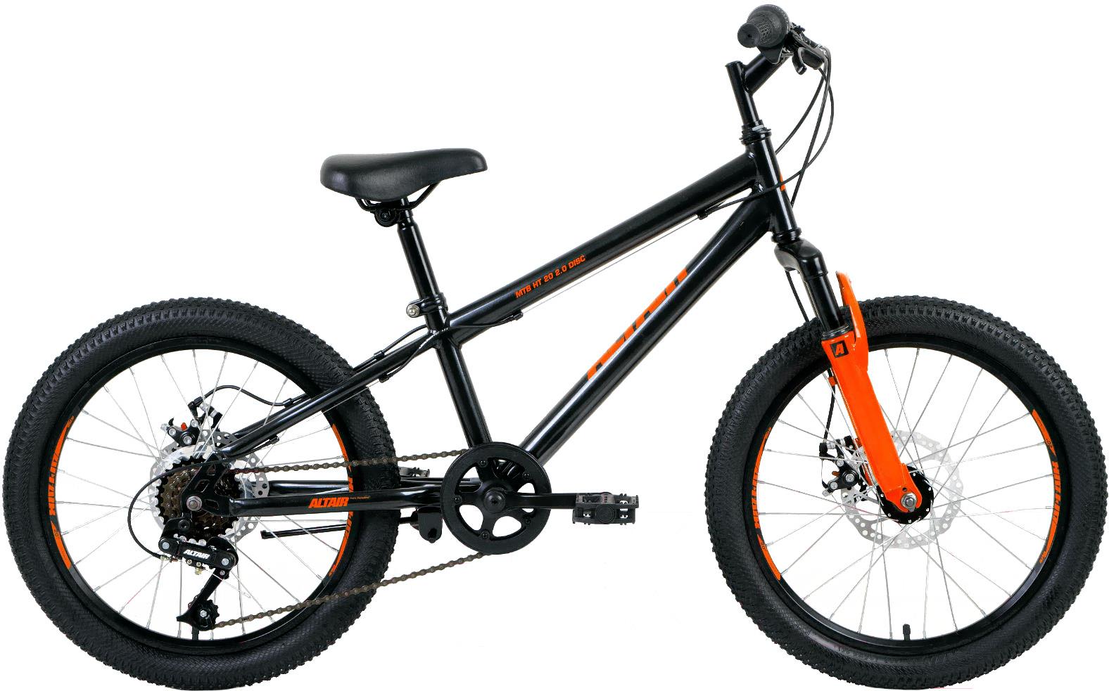 

Велосипед Altair MTB HT 20 2.0 disc 10.5 черный/оранжевый, MTB HT 20 2.0 disc 10.5