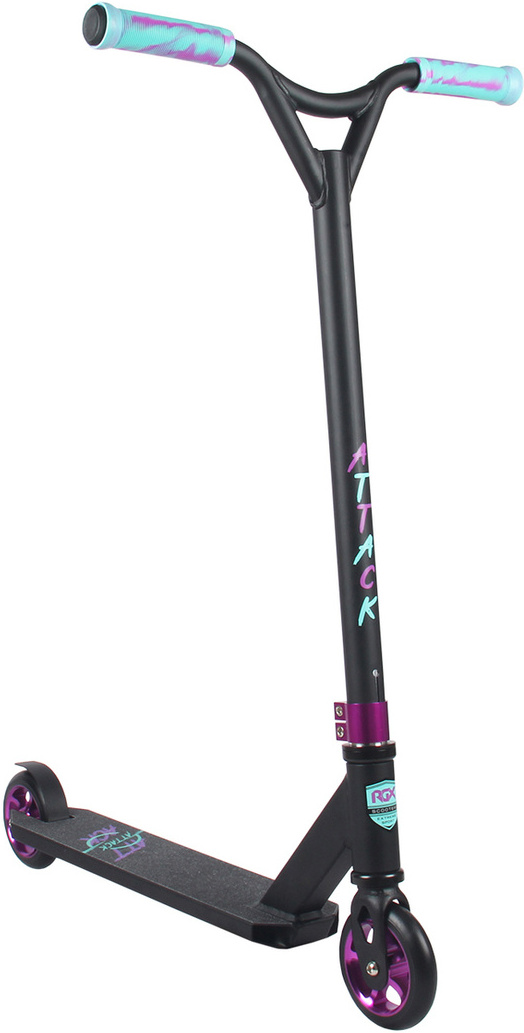 

Самокат RGX Attack Black/Violet