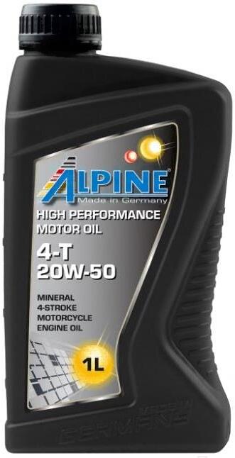 

Моторное масло Alpine 4T 20W50 1л (0121481)